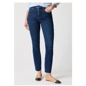 J. Crew Women’s Classic Vintage Jeans In All Day Stretch. Size 30. Dark Wash.